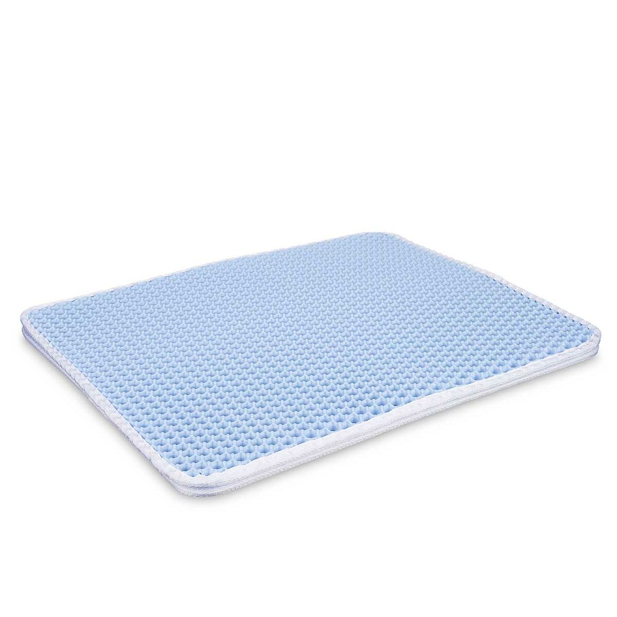 Alfombra para Arenero de Gatos Mascow Azul 60 x 45 x 1,5 cm (12 Unidades) - 2