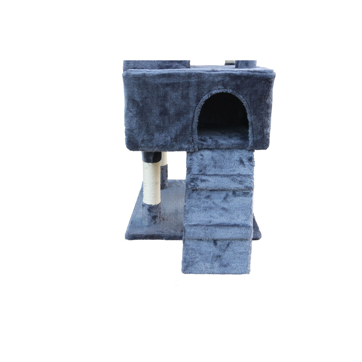 Árbol rascador para gatos Gloria Nilo Gris Poliéster Madera Papel Plástico Sisal 7,5 cm