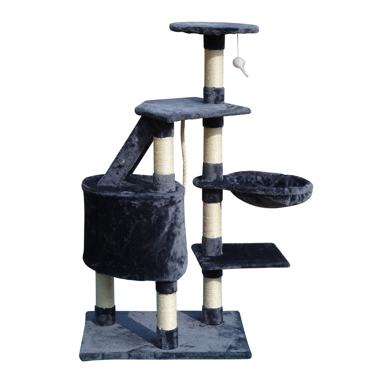 Árbol rascador Gloria Sinu gris - base de madera 55 x 40 cm - imagen 4