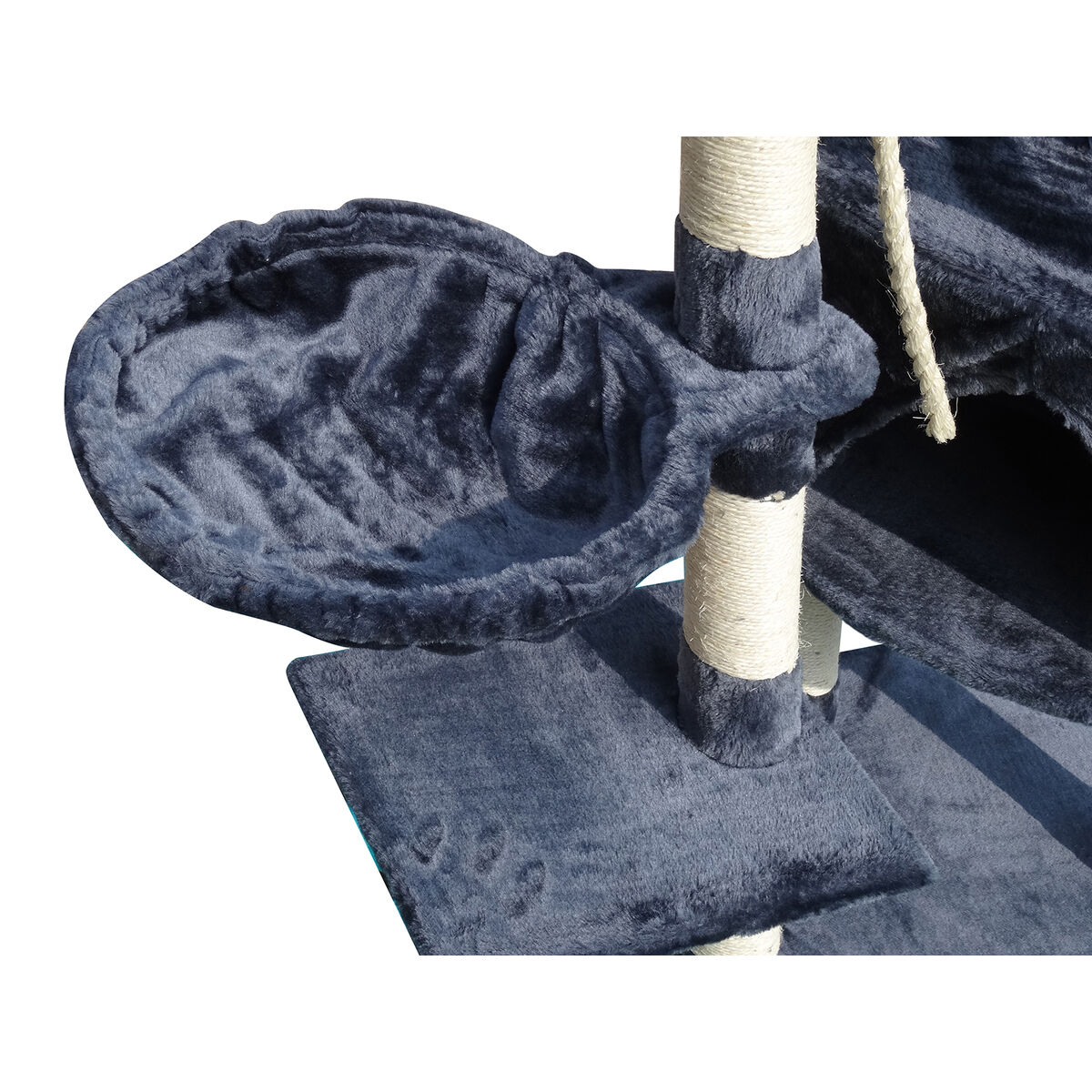 Árbol rascador Gloria Sinu gris - conjunto montado de 120 cm de alto - imagen 5