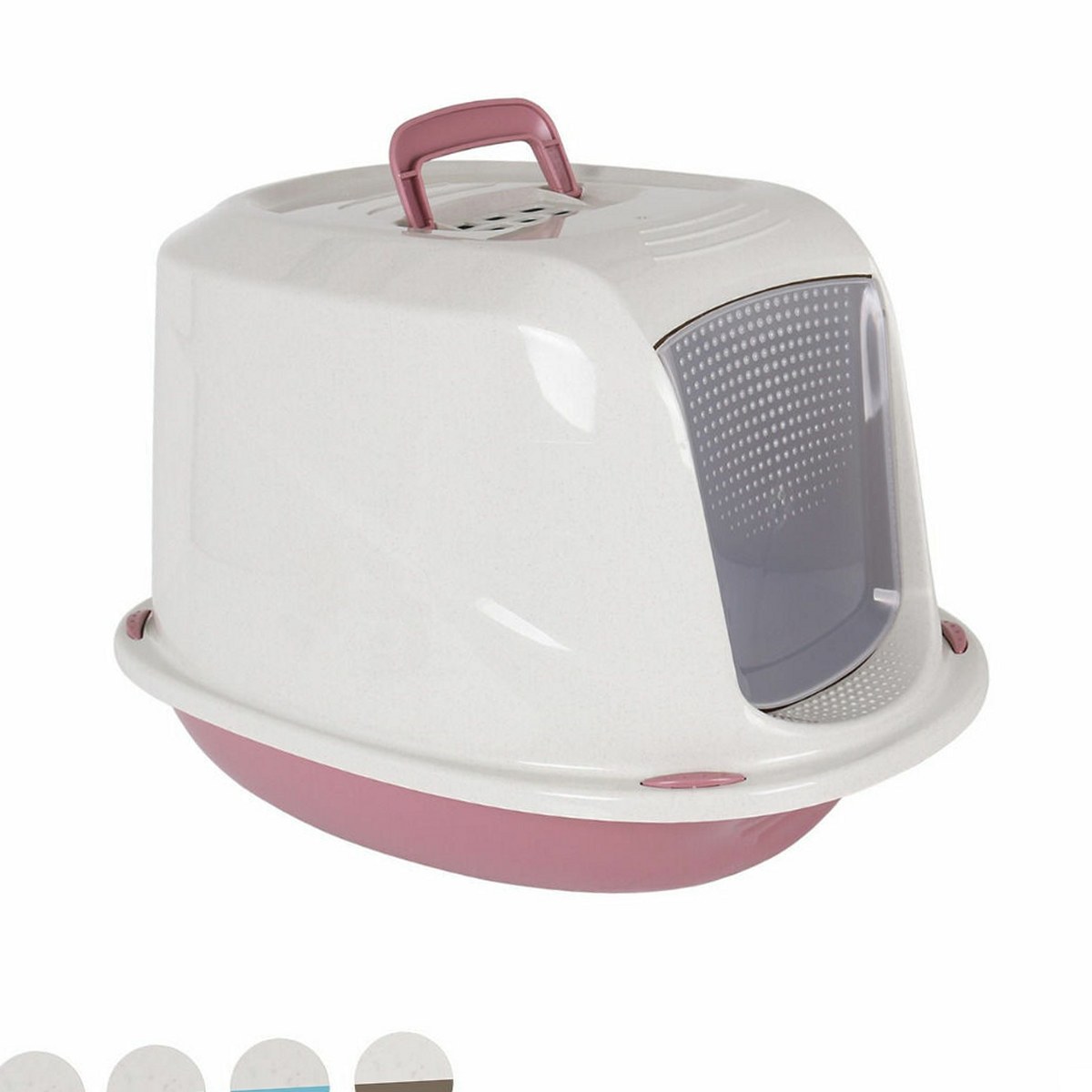 Arenero para Gatos Georplast Plástico 57 x 39,5 x 38 cm (7 Unidades) - 5