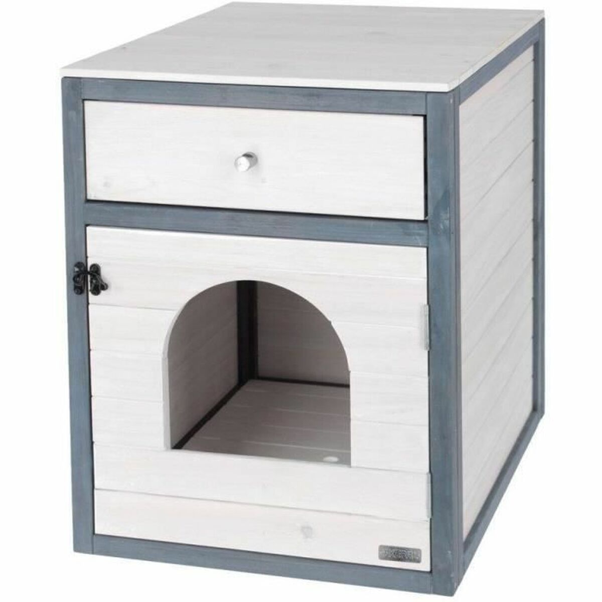 Arenero para Gatos Kerbl Azul Blanco Plástico