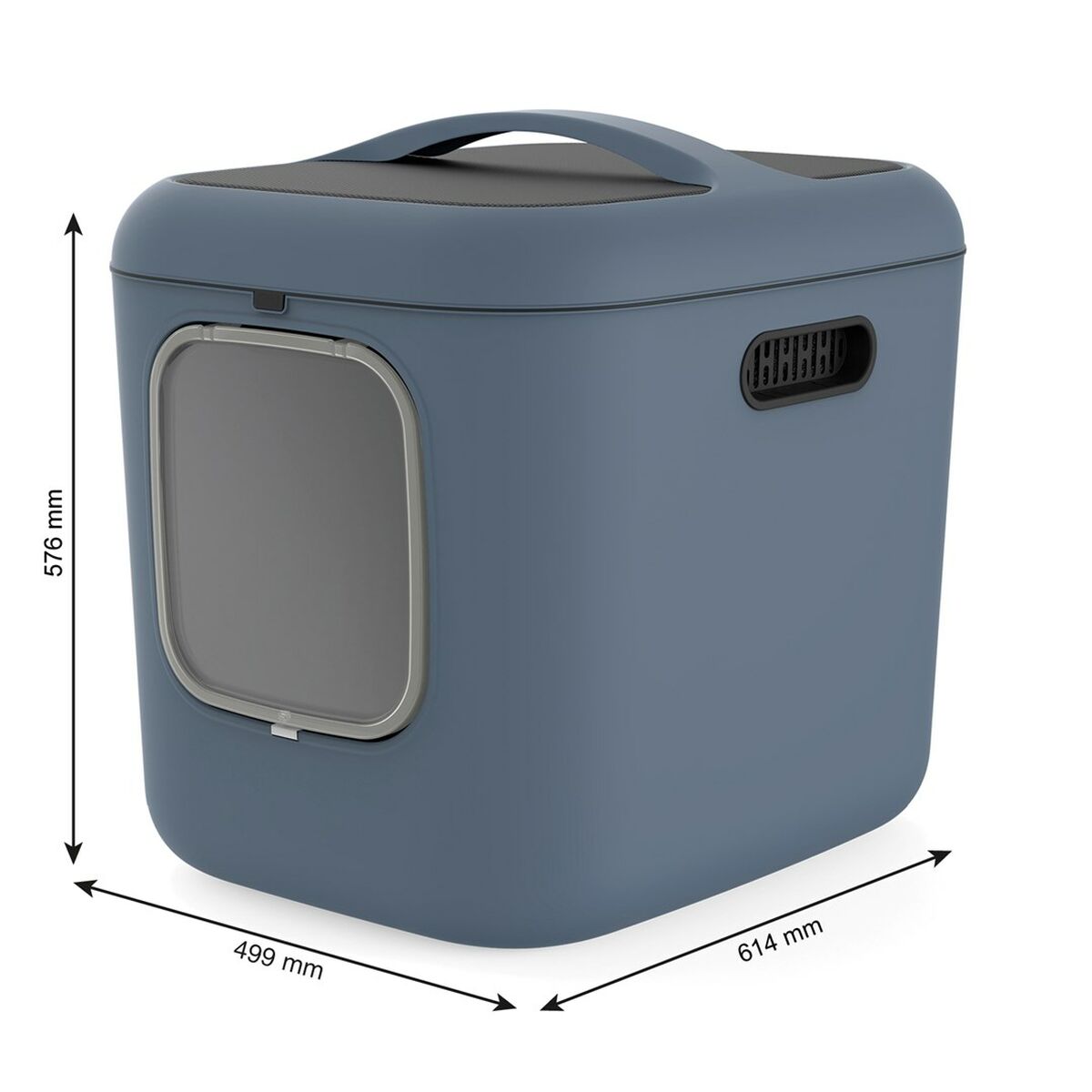 Arenero para Gatos Rotho Biala XL Azul Plástico - 2