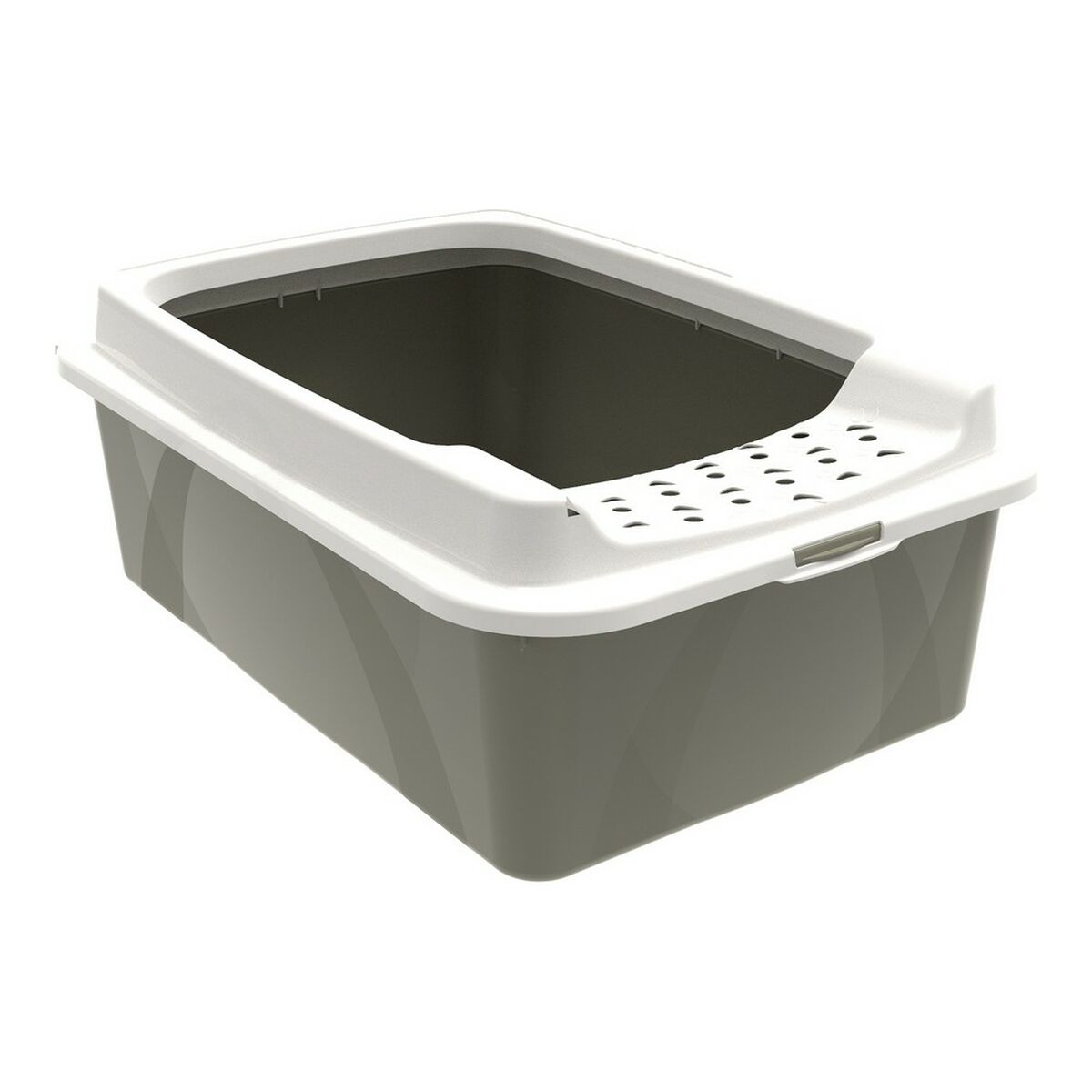 Arenero para gatos Rotho My Pet Bonnie Eco de 56 x 17 x 40 cm en plástico reciclado