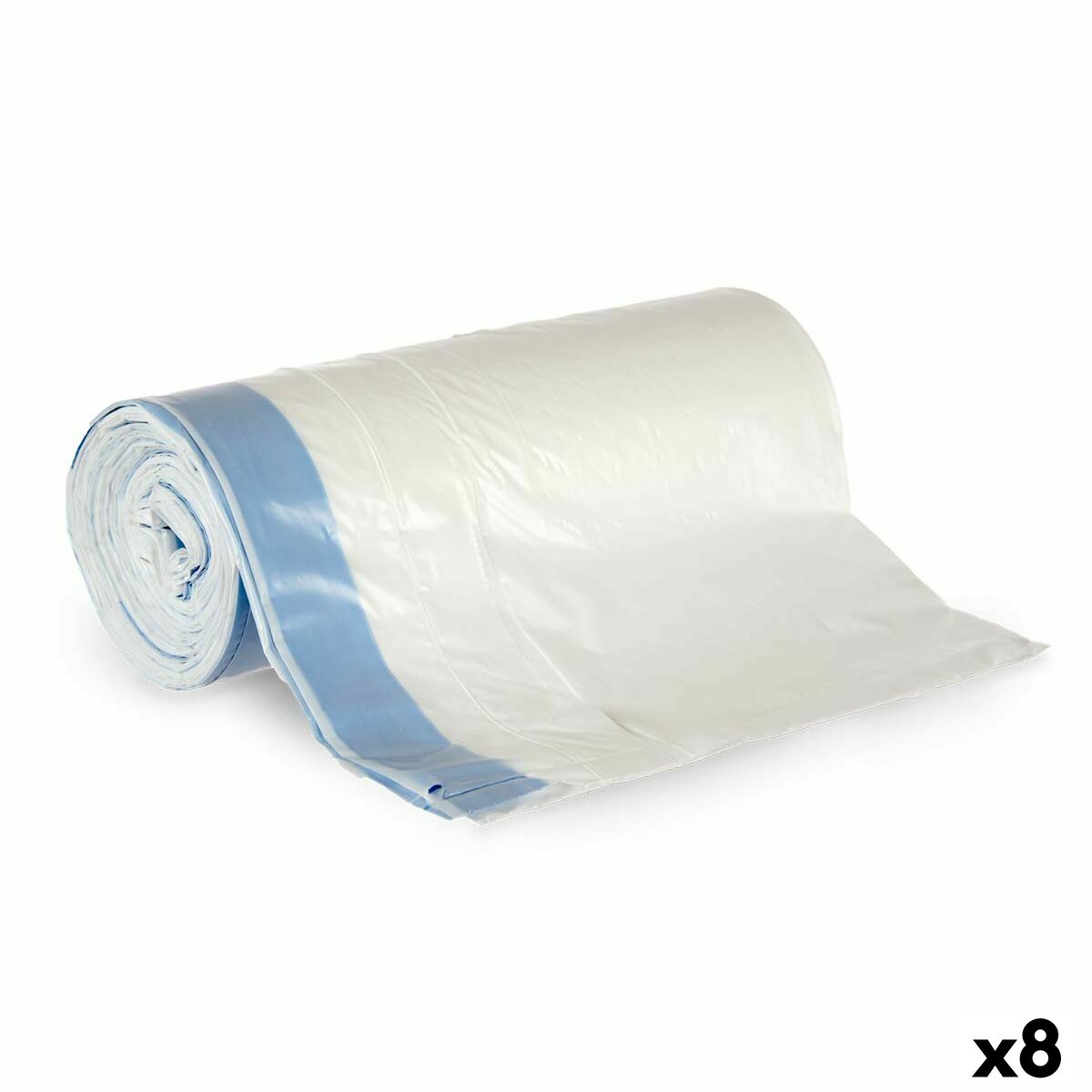 Bolsas de Basura Mascow Blanco Polietileno 90 x 40 cm 5,5 x 5,5 x 14,5 cm Arenero (8 Unidades) - Vista 1