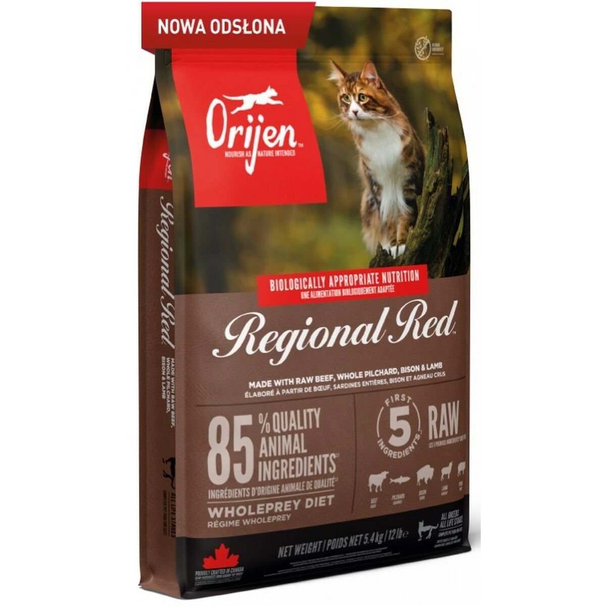 Pienso Orijen Regional Red Carne de vacuno 5,4 kg