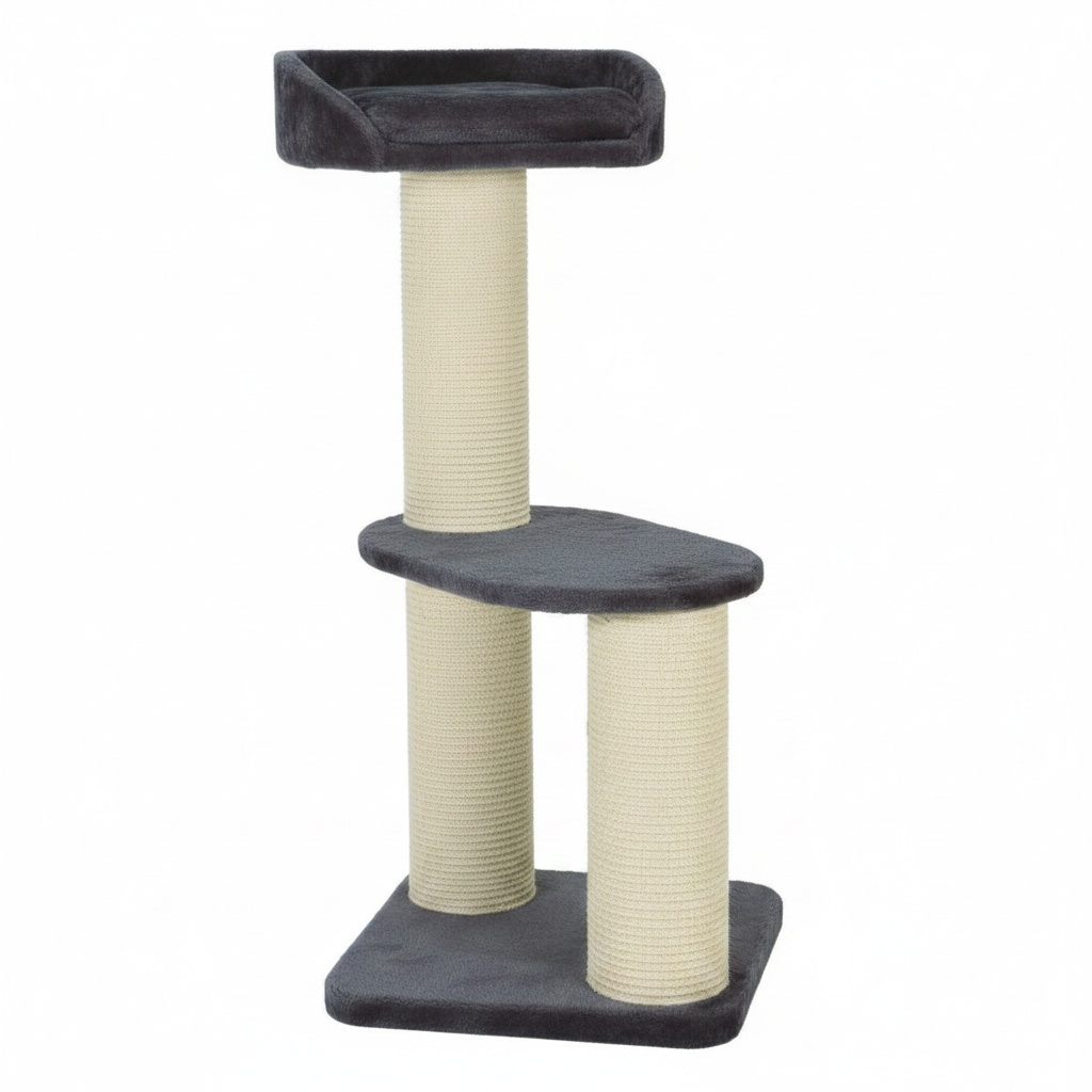 Rascador para Gatos Zolux 504094 Negro Beige Sisal - 3